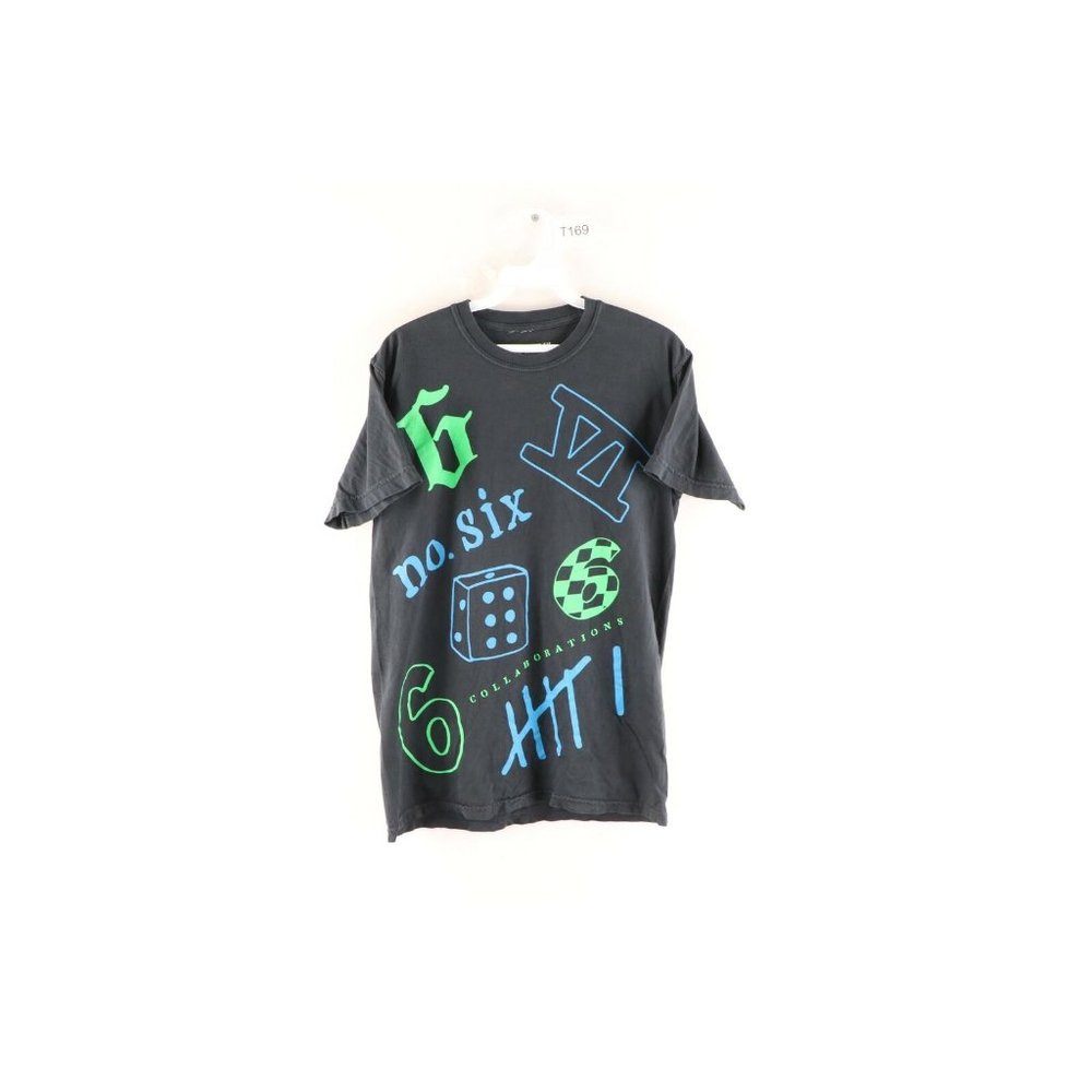 Ed Sheeran x Chinatown Market Mens Small No Six Spell Out Double Sided T-Shirt